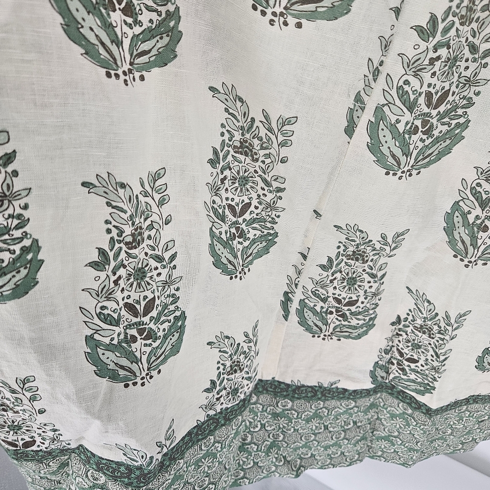 Tuckernuck Jade Terrace Cotton Linen Blend Rollins Maxi Dress - Picture 14 of 16